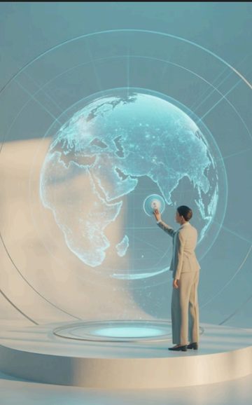 AI Visual Query Globe