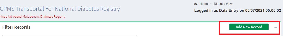 Add New Record